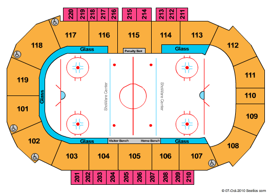 showare center seating chart kent showare center seating chart